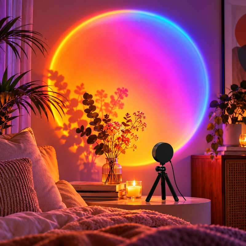 Sunset Glow Projection Lamp