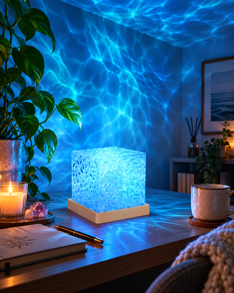 Ocean Wave Cube Projector