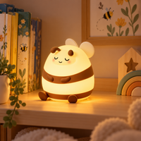 Cute Silicone Animal Night Light